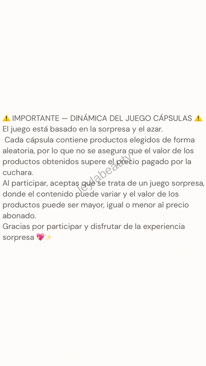 Cápsulas extras