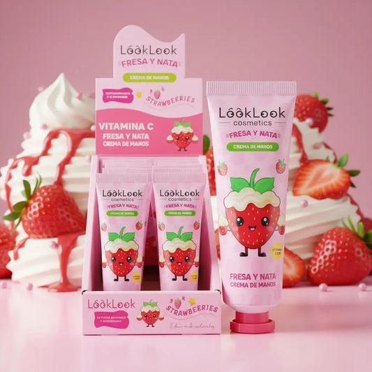 Crema de manos fresa