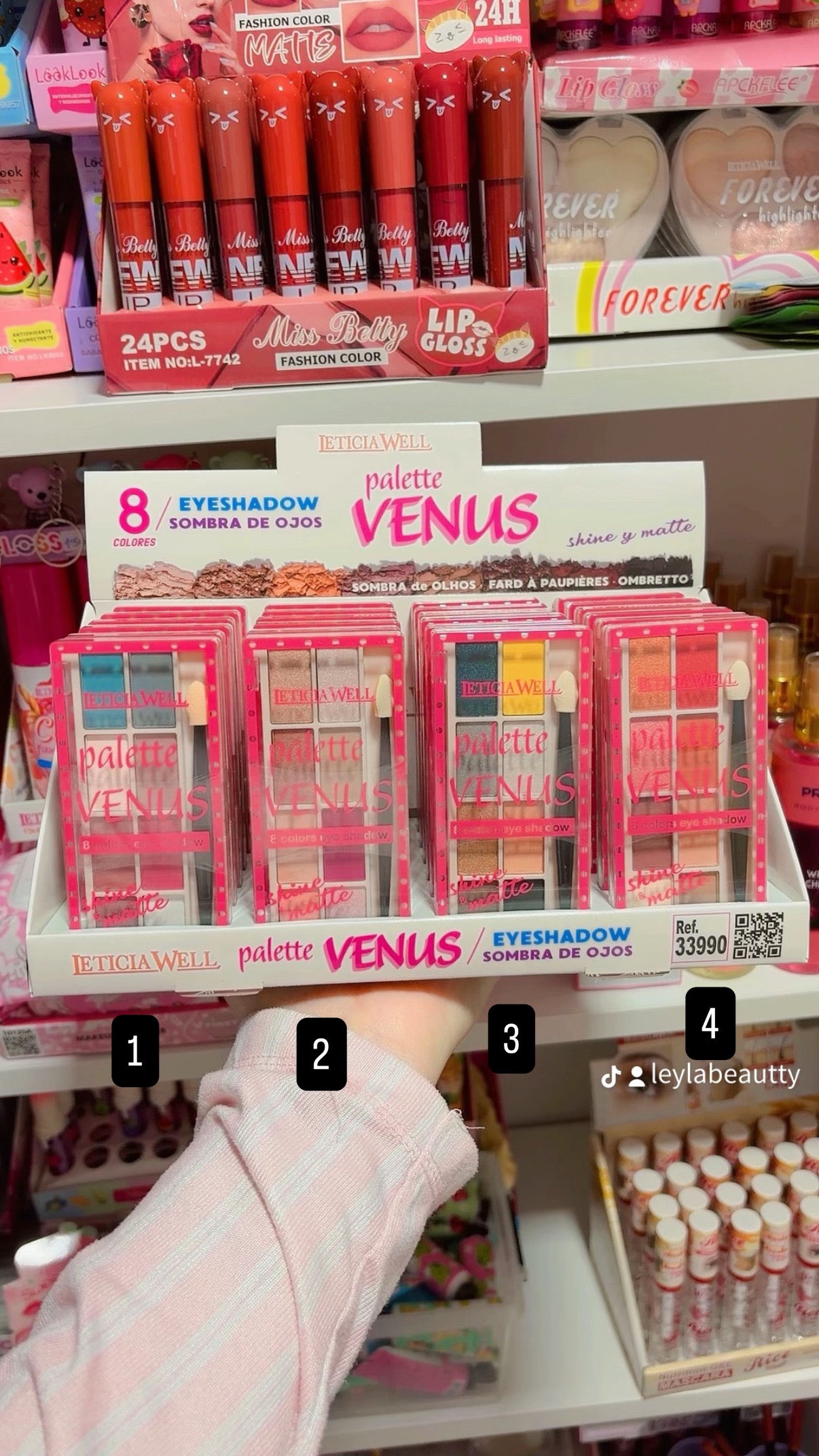 Paleta de sombras Venus