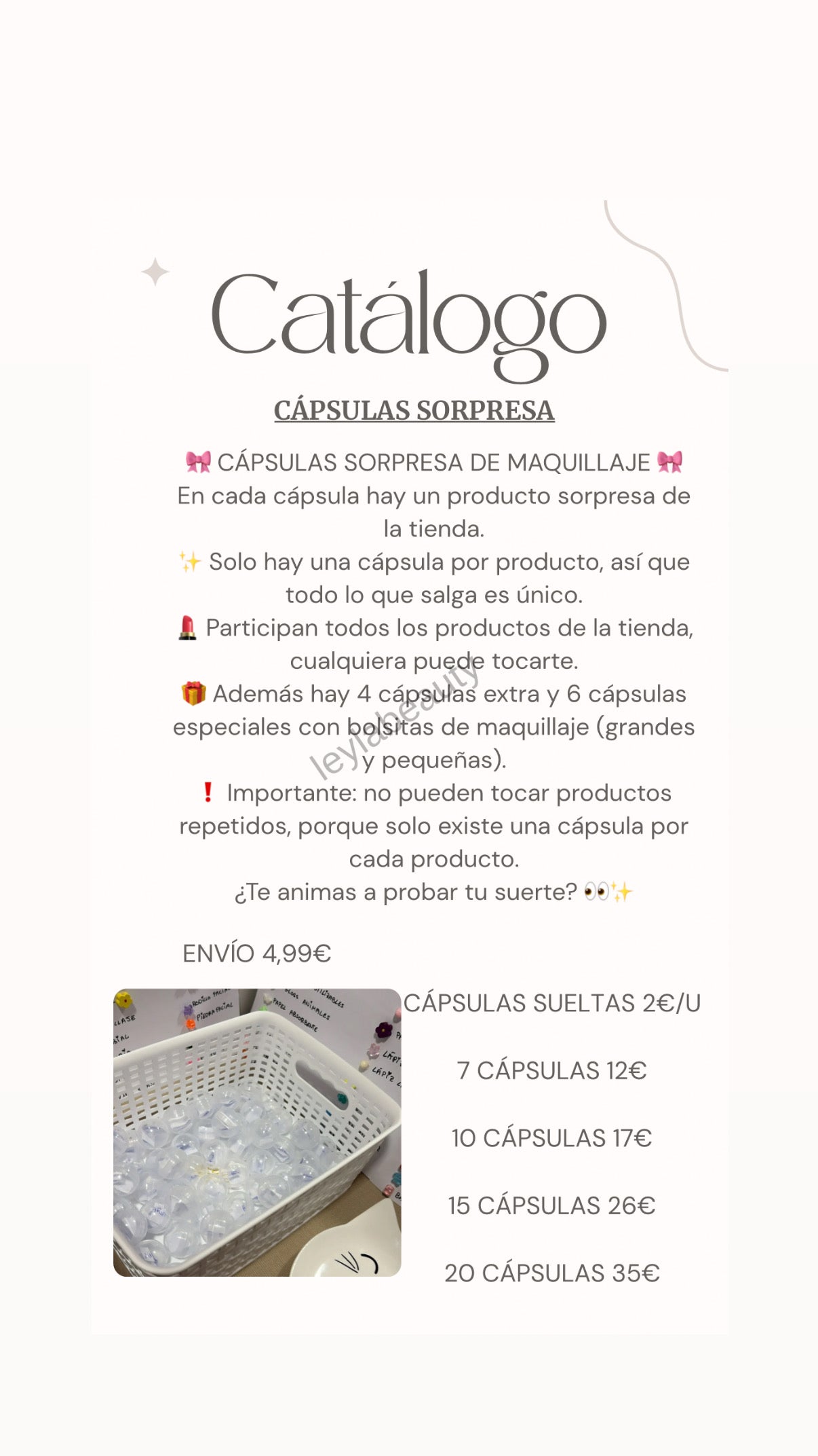 Cápsulas extras